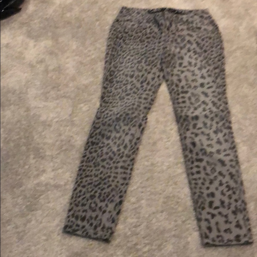 Leopard Print Jeans